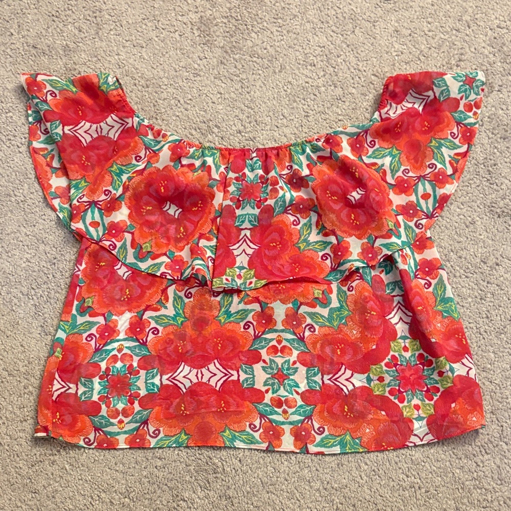 Show Me Your Mumu Floral Off The Shoulder Top